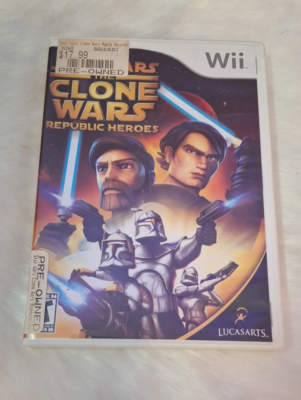 Wii Star Wars: The Clone Wars - Republic Heroes Video Game